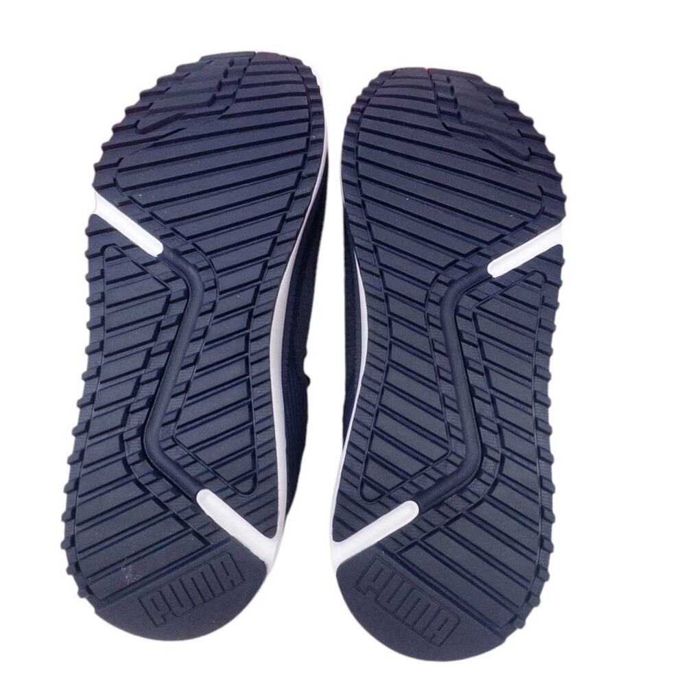 New PUMA Men's PC Runner Sneaker Shoes Navy Blue White 9 or 13 - Picture 5 of 6